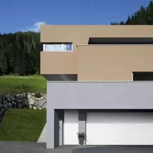 Гаражные ворота с боковой дверью ALUTECH Prestige 2500×2250 мм