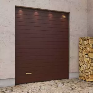 Теплые секционные ворота для гаража ALUTECH Prestige 2000×2500 мм