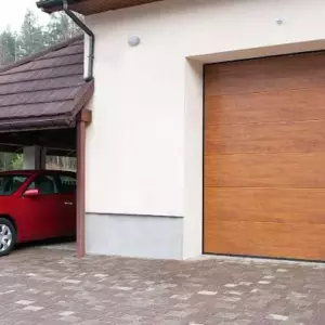 Автоматические подъемные секционные гаражные ворота ALUTECH Trend 3000×2375 мм