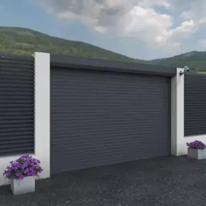 Автоматические рулонные ворота для въезда/забора ALUTECH 3500x2600